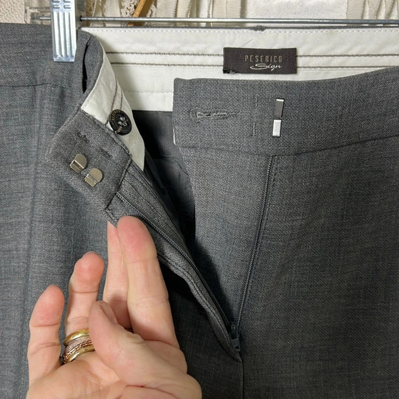 Men’s NWT Peserico Gray Trouser size 52/XL - Picture 5 of 12